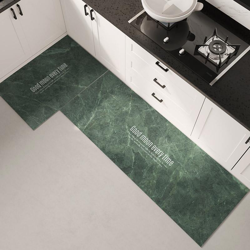 

VIKAMA Modern Diatomaceous Earth Kitchen Mat Water-Absorbing Anti-Slip Bathroom Rug Laundry Room Carpet Home Decor 40x60cm 1pc
