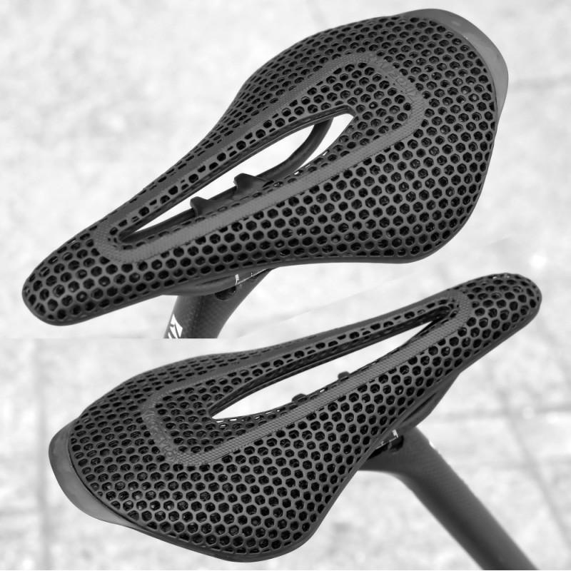 Ultra-Light 3D Printed Carbon Fiber Bicycle Saddle Road Mountain Bikes Comfortable Ergonomic Cycling Seat