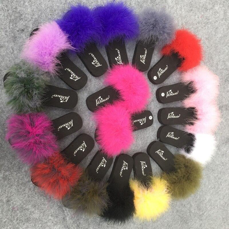 F-ur Slides Women Ostrich with Feathers Sweet Beach Shoes Summer Fashion Sliders Flip Flops,Red,10.5 F-ur Slides Women Ostrich with Feathers Sweet Beach Shoes Summer Fashion Sliders Flip Flops,Red,10.5