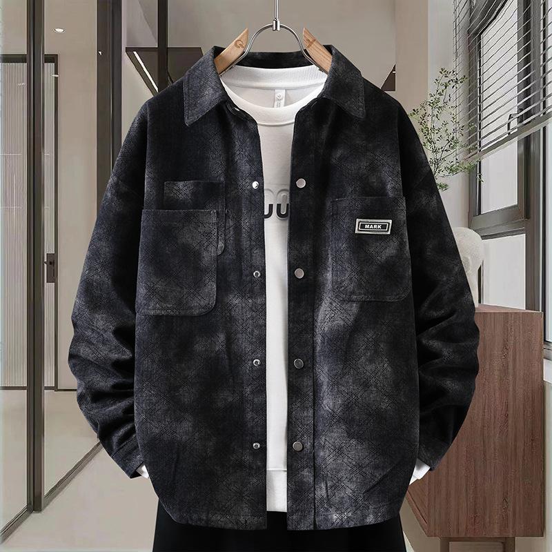 Denim Jacket Men's Autumn New Cool Top Junior High School Students Korean Version Jacket