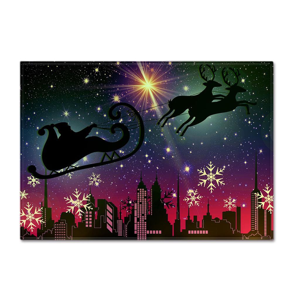 Christmas Living Room Floor Mat Bedroom Dining Room Carpet Carpet Doormat