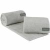 [.co.jp Exclusive] Towel Laboratory WORK&SPA #007 Thick, Heavy-Duty Long Face Towels, Gray, Set of 2, 100% Cotton, Absorbent, Durable, and Tough, Easy