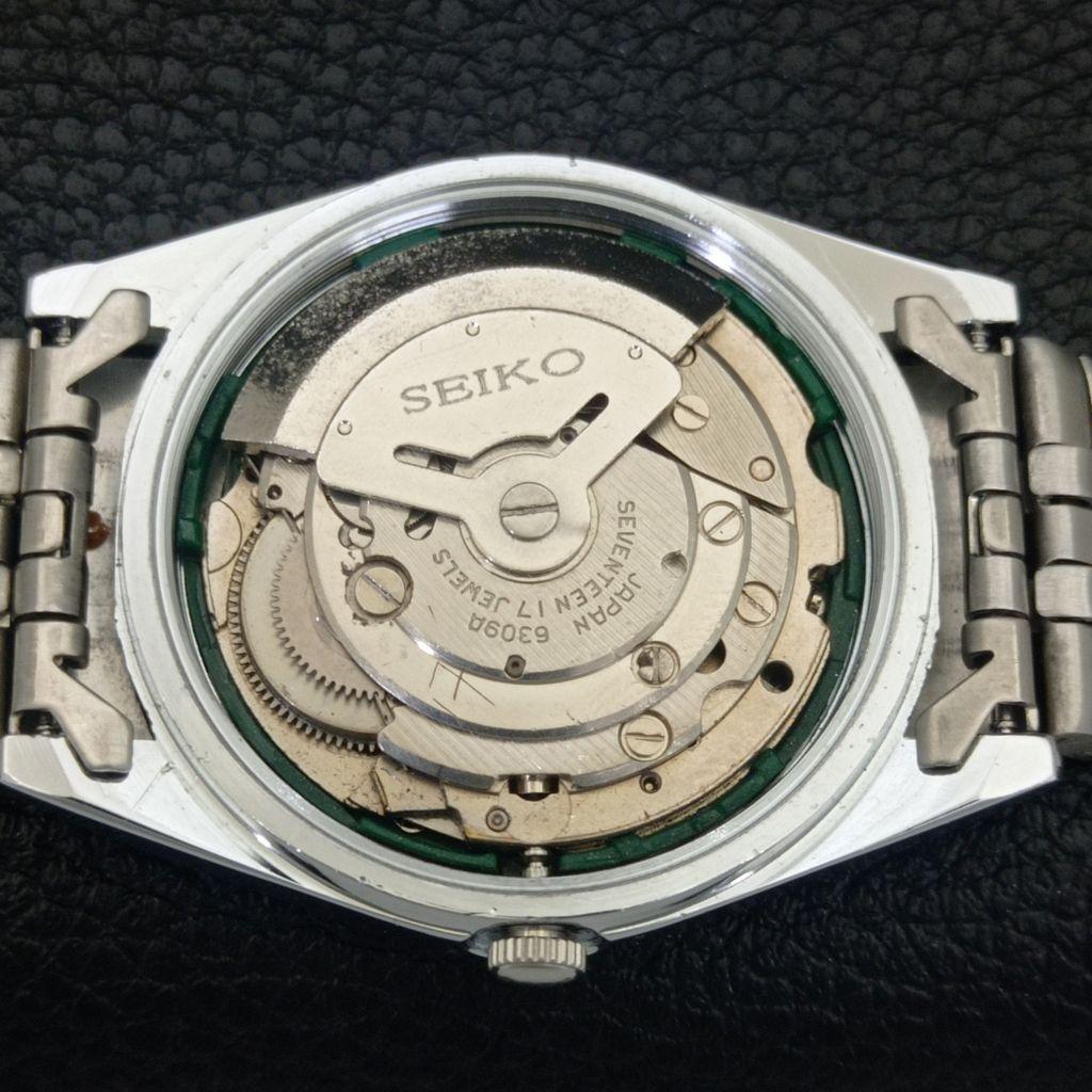 AUTOMATIC VINTAGE REFURBISHED SEIKO 5 JAPAN ROMAN FIGURE MENS WATCH a442098-4