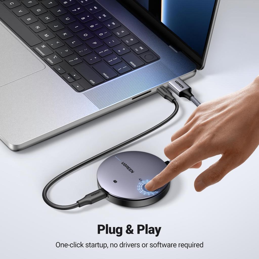 UGREEN Wireless HDMI TransmitterReceiver, HDMI Extender [4K30Hz50M2.4G+5GJapan Technical Standards Certification Certified] Wireless HDMI Transmitter