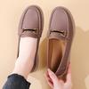 Women Moccasins Leather Shoes Driving Comfort Flats Casual Nurse Soft Minimalist Summer Breathable Shoes for Woman