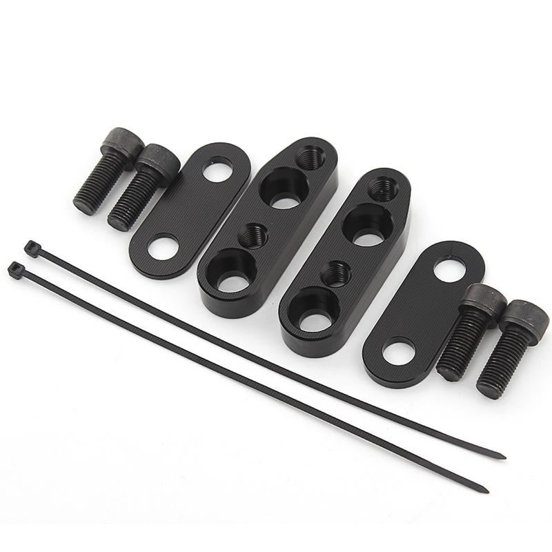 A28G-Chrome Handle Bar Clamp Adapter Mount Handlebar Riser For Honda Goldwing GL1800 Gold Wing F6B 2001-2017 Motorcycle Parts