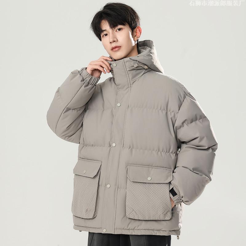 Autumn and winter cotton-padded clothes, the same brand for men and women, warm cotton-padded jackets, clothes and coats on cotton-padded clothes.