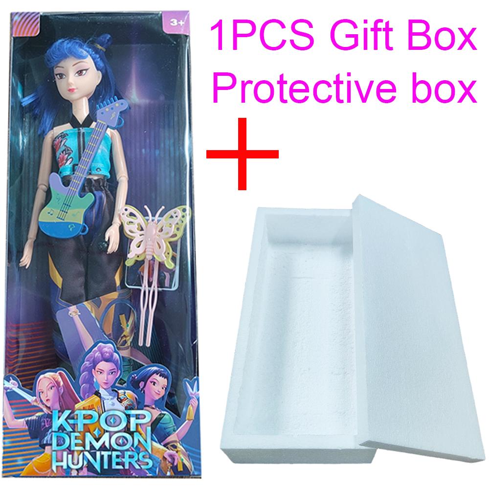 2026 HOT SALE Anime KPop Demon Hunters Doll Vinyl Toy Rumi Mira Zoi Character Vinyl Mask Figurine Birthday Gift Fan Club Gifts