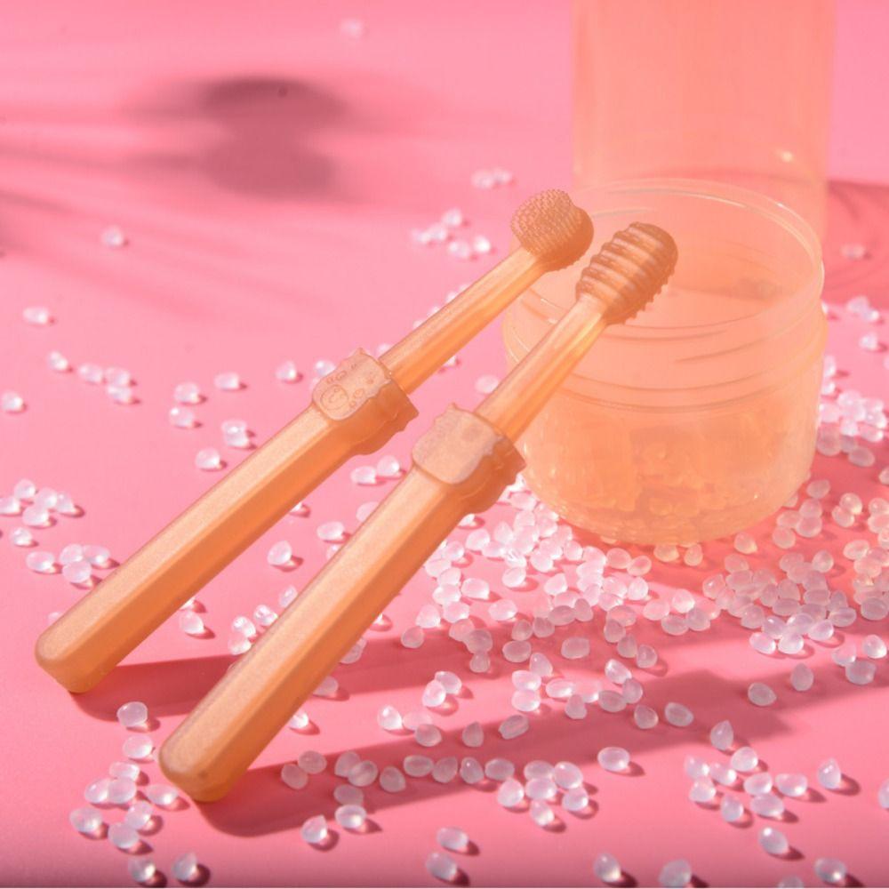 2pcs/set Soft Cat Toothbrush Bite Resistant Dog Teeth Teeth Cleaning Brush Teeth Whitening