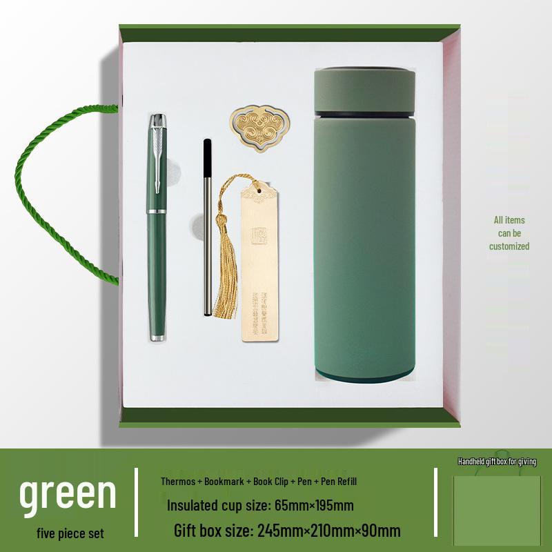 Custom Brass Bookmark Set - Premium Corporate Meeting Gift with Logo