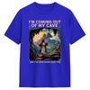 Coming Out of My Cave the Jesus Resurrection Easter Cotton T Shirt For Unisex Summer T Shirts Hippie Tee Shirt Big Size