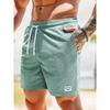 Men Corduroy Sweatpants Summer Beach Casual Shorts Men's Baggy Shorts Basketball Short Trousers Solid Color Sportswear Men