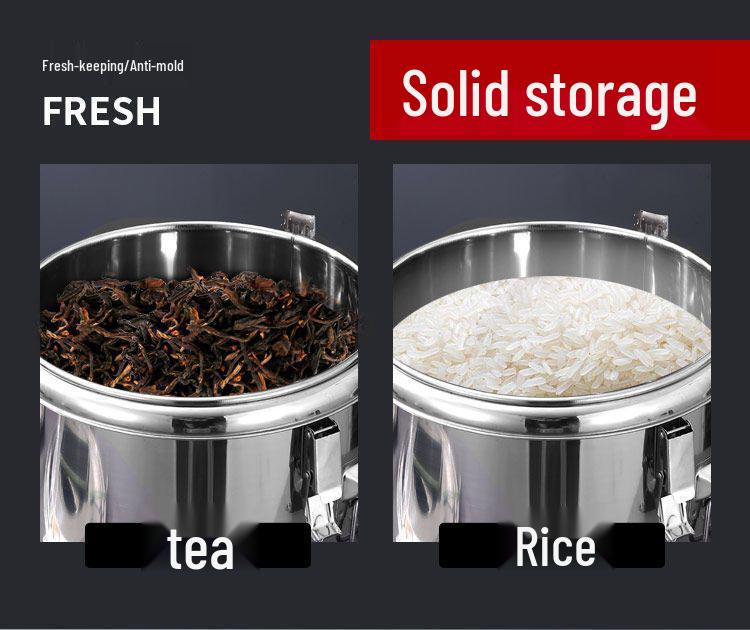 Isolierter Eimer aus Edelstahl 304 für Reis und Sojamilch, Eimer für Eisgelee mit großem Fassungsvermögen