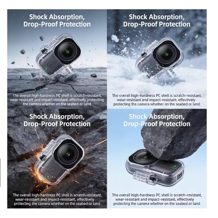 DJI Osmo Nano Waterproof Case Submarine Diving Protective Cover for Action Camera Accessories