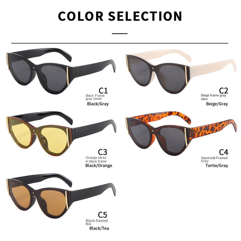 Fashion Cat Eye Sunglasses Women Men Vintage High-quality Brand Sun Glasses Outdoor Driving Travel Lady Man Glasses UV400