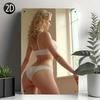 Sexy Girl Metal Tin Sign 20x30 cm for Garage & Workshop Decor