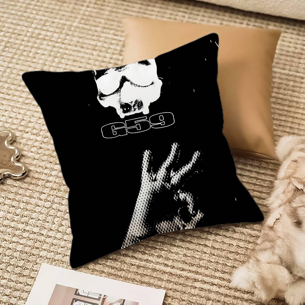 

S-Suicideboys G59 MOIVE Pillow Case Anti-dustmite Invisible Zipper Sofa Bed 20x20Inch