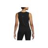 Nike Yoga Dri-FIT Solid Logo Print Sleeveless Tank Top Women Tops Black DV9168-010