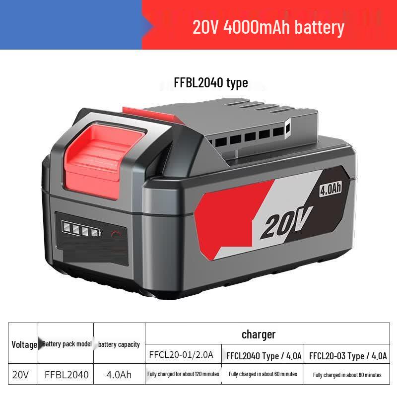 Zuoma 20V Lithium-Ion Battery Pack for Power Tools