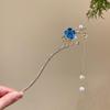 Traditional Sandalwood Hairpin for Chinese Cheongsam & Hanfu Updo
