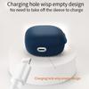 For QCY MeloBuds ANC HT05 Bluetooth-compatible Earphones Case with Anti Lost Buckle Silicone Protective Cover