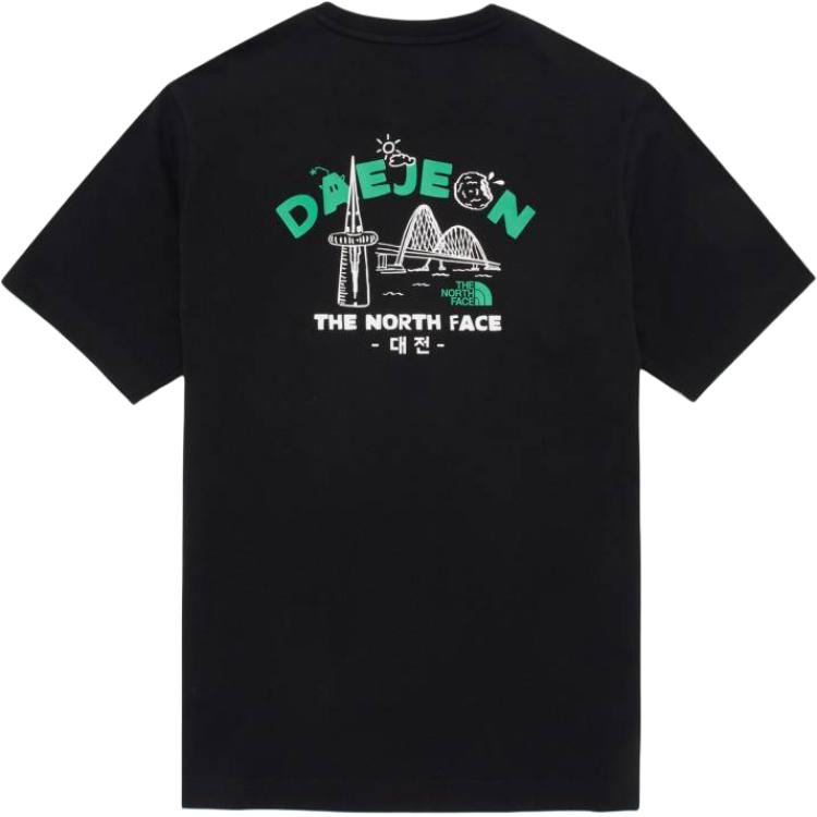 The North Face T Shirt Unisex Black NT7UQ88B