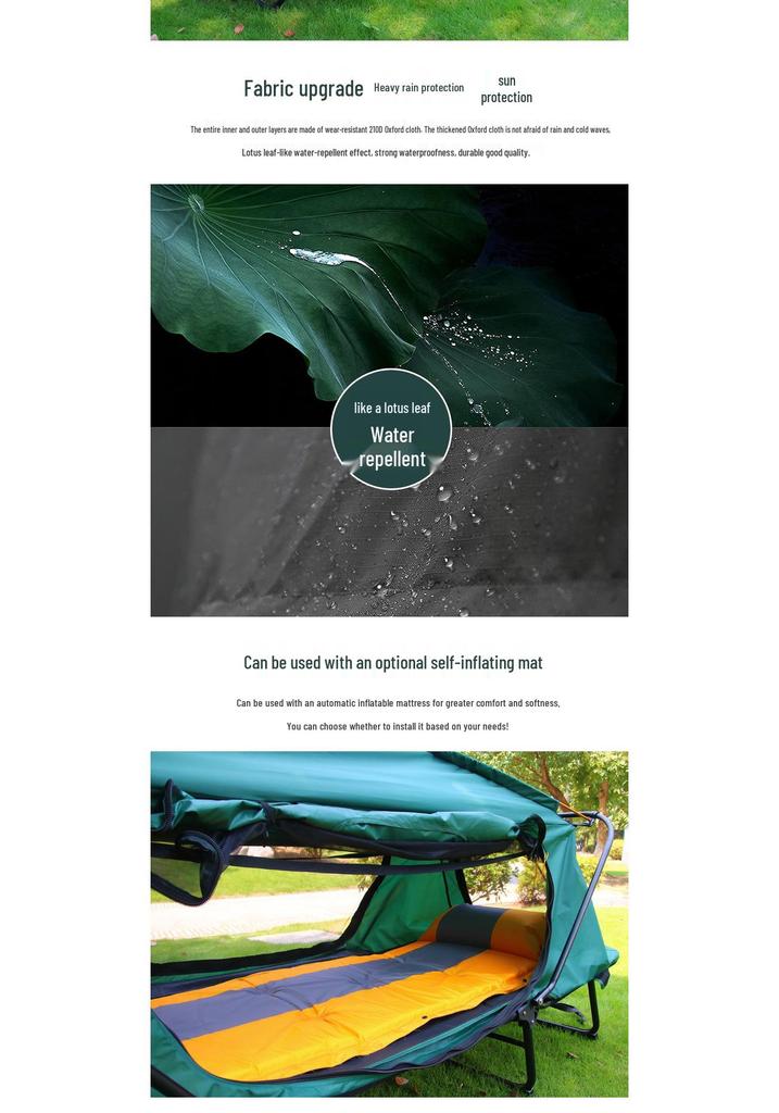 Double Layer Waterproof Outdoor Camping Tent for Two