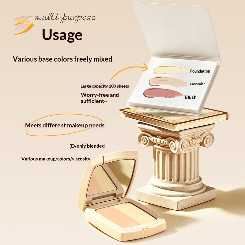 100 ks jednorázových papírků na míchání make-upu a nail art, voděodolné papírky na kreslení nail art, paletka na míchání make-upu, gelový lak na nehty, míchání rozmazaných barev