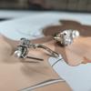 Silver Earrings with Natural Pearls, Cubic Zirconia (2207986)