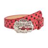 All Matching Dotted Print PU Leather Waist Belt Fashion Skinny Waistband Dress Belt Elegant Pants Belt Waist Decors