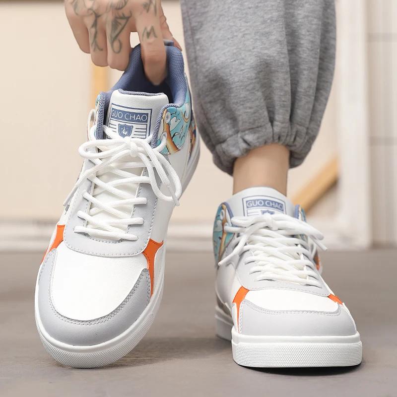 Fashion Luxury Men Running Shoes High Top Anime Shoes Comfortable Casual Sneakers Men Skateboard Big Size Tenis Masculino Footwear Male