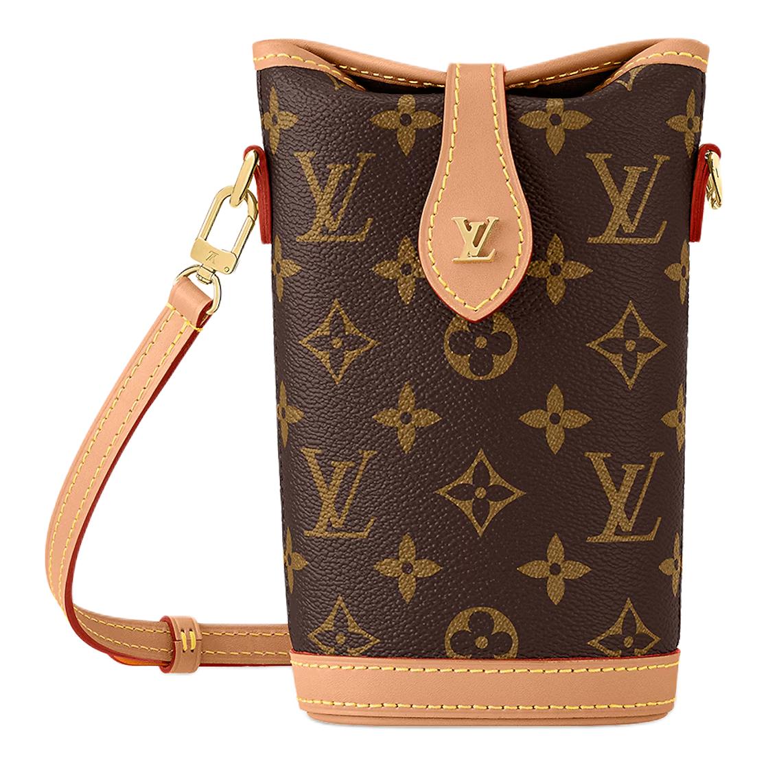 

Louis Vuitton Сумка-гаманець Fold Me Коричневий Канва з монограмою Жіночі сумки M80874 Basic Set (Bag+Dust Bag)