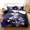 3D Printed Ado Singer Bedding Set for Boys Girls Duvet Cover And Pillowcase Included Twin Queen King Full Single Double Sizes