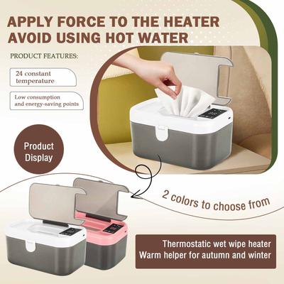 Baby Wipe Warmer Diaper Wipe Dispenser For Heating, Nursery, Road Trips, Camping, Versatile Business Care