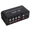 Audio Switch 1 In 4 Out DC 12V RCA Signal Selector Audio Splitter with Remote Control