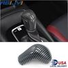 Gear Shift Knob Head Cover Trim Carbon Fiber ABS For Toyota Camry Corolla