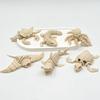 3D Printed Articulated Shark Skeleton Display Model Full Swingable Joints Marine Life Art Piece for Office Desk Decoration