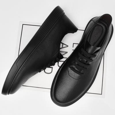 High Quality Brand Men's Genuine Leather Shoes Simple Small White Shoes Soft Soles Comfortable  Loafers Men's Casual Shoes