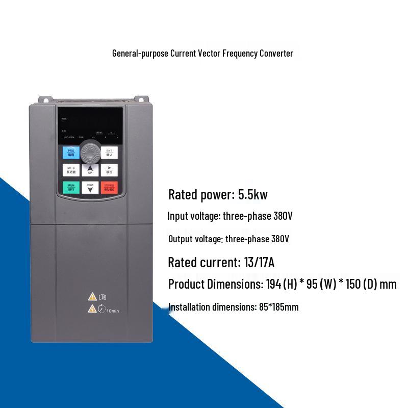 Three-Phase Solar Vector Fan 220V/380V 2.2/4kW Water Pump Frequency Converter