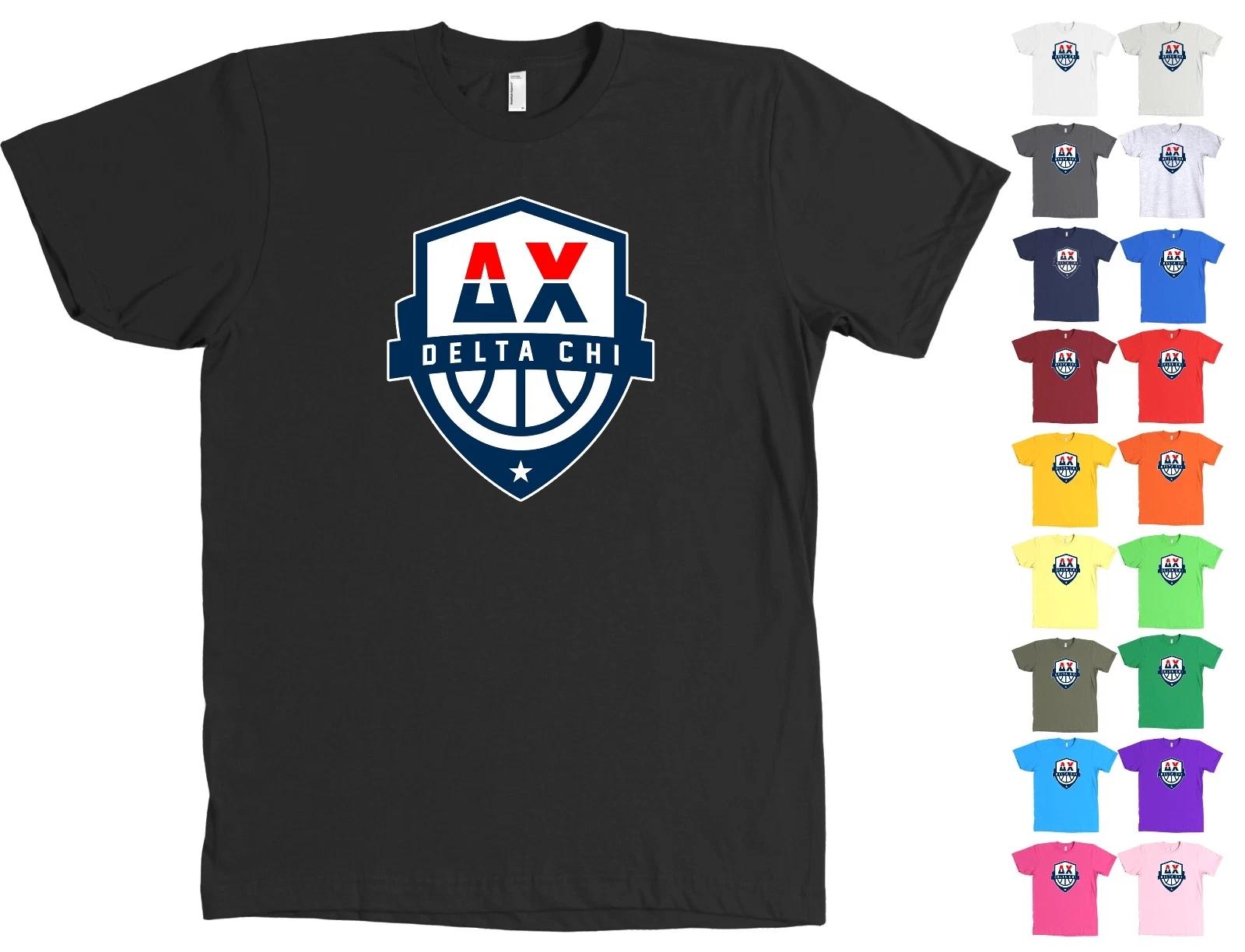 Delta Chi Fraternity Bella + Canvas Shirt DX Basketball - NEW S