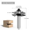 For DIY Woodworking Ball Bearing Cutter Router Bits Ball Bearing T-Slot Cutter Cutter Anti-Rebound Design For Drawer Making