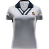 X YOON Short-Sleeve Polo White/Armory Navy Women Tops FZ0276-100