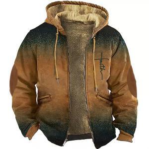 New Hooded Sweater Ethnic Style 3D Printing Casual Youth Trend Hooded Zipper Sweater