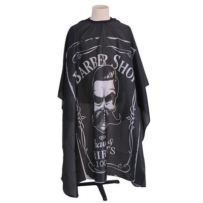 Haircut Hairdressing Barber Cloth Skull Pattern Apron Polyester Cape Barber Gown