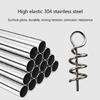 100Pcs Fishing Hook Stainless Steel Spring Fishing Tackle Fishing Lock Accessory