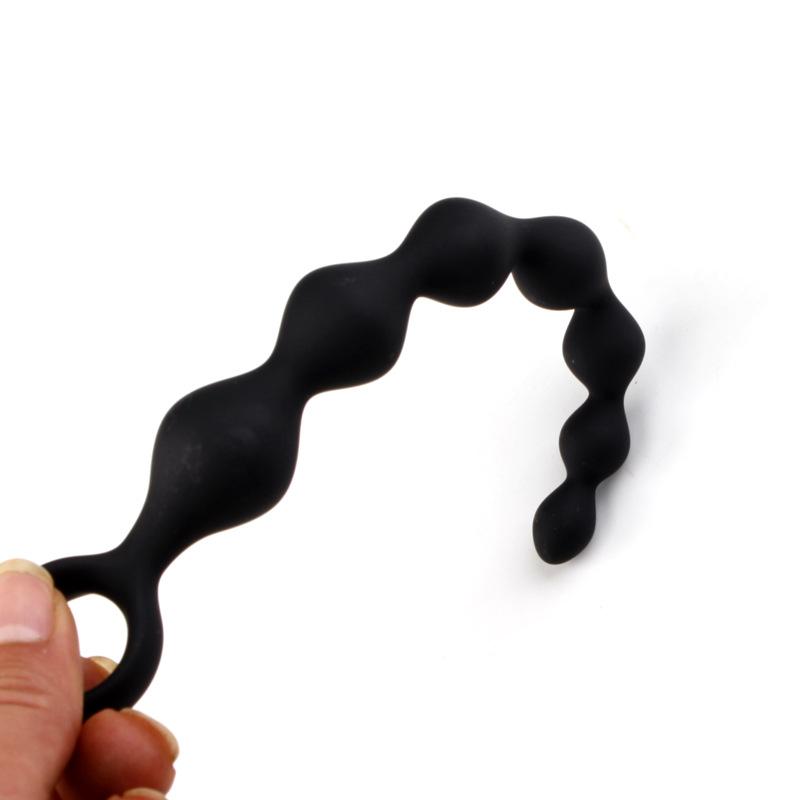 Silicone Anal Beads Prostate Stimulator Ball Butt Plug Anal Plug 18+ Adult Women Men Couple Flirt Gay Erotic SM Sex Toys
