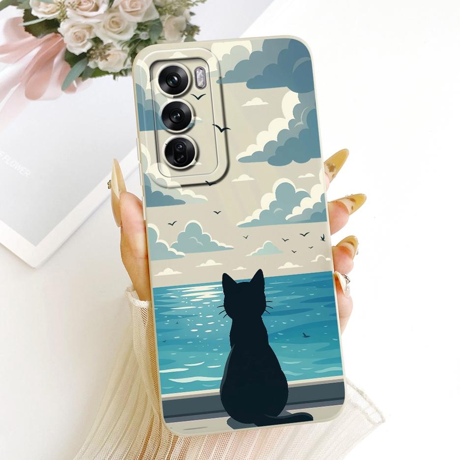 For Oppo Reno 12 Pro 5G Case CPH2629 Cute Rabbit Cartoon Cover Shockproof Soft TPU Phone Case For Oppo Reno12 Pro 5G Fundas Bags