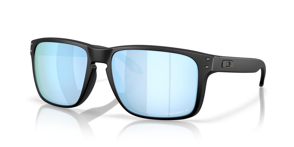 Oakley Sunglasses Frame Color Matte Lens Prizm Deep Water 61mm 0OO9487F, (Front) Black, Color Polar,