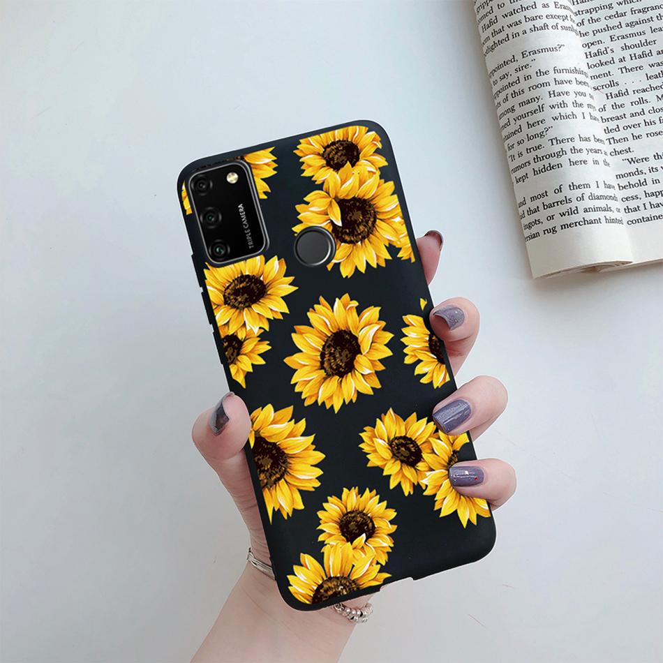 For Huawei Honor 9A Case 2020 Silicon Cover Soft Bumper Coque For Huawei Honor 9A Phone Cases MOA-LX9N Honor9A Love Heart Funda