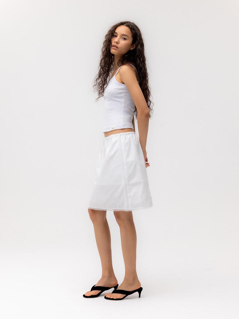 GLOWNY G Fine Rib Camisole (Melange Gray)